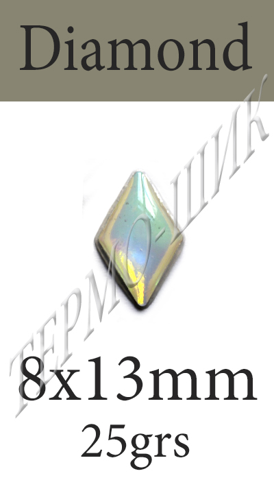  Color Stone Diamond 8x13mm